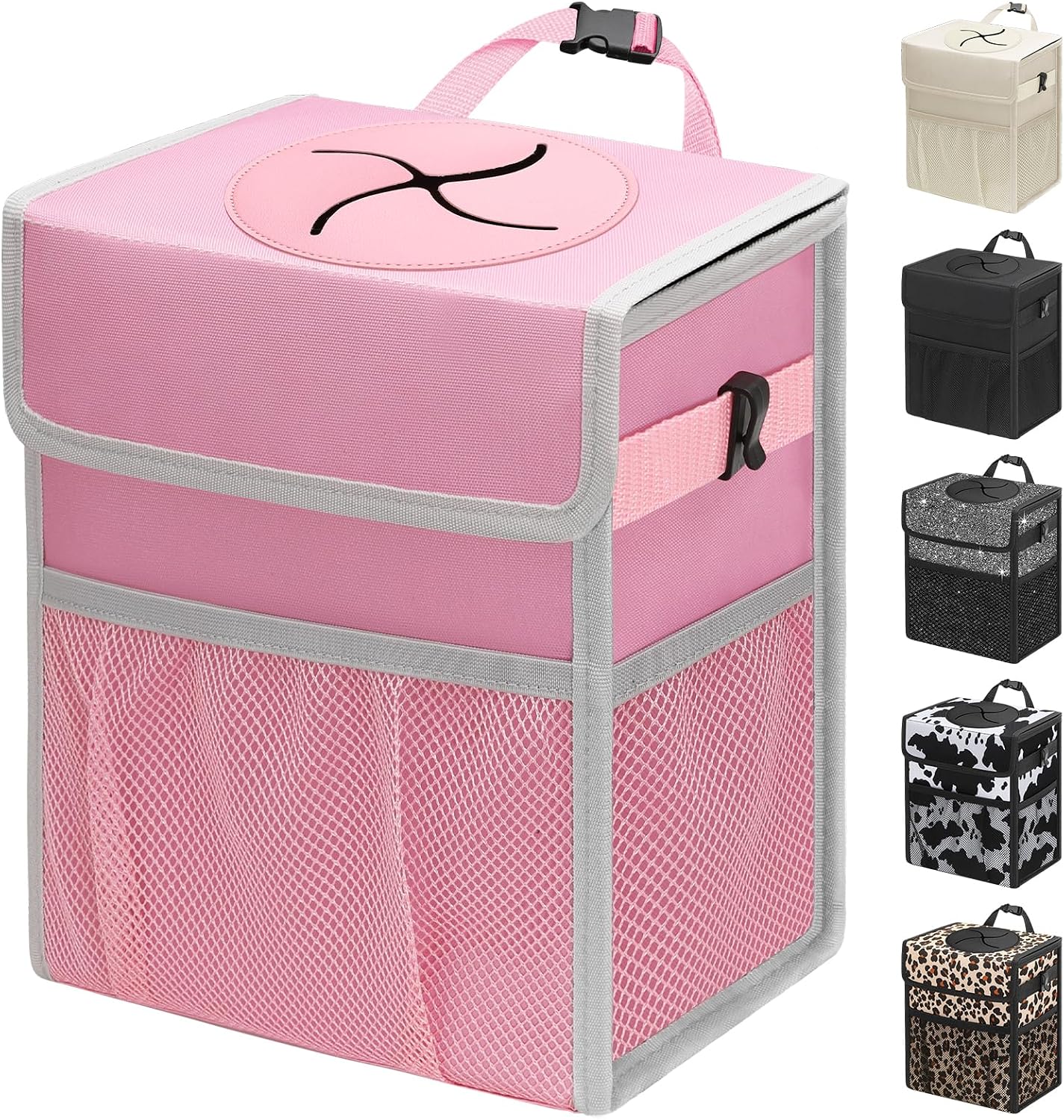 Papelera coche con tapa bolsa impermeable asiento