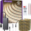 Kit tiras LED blancas 16.4pies 4000K control remoto