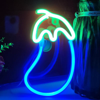 Letrero neón LED USB o 3 pilas AA decoración escritorio y pared