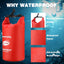 Kit primeros auxilios barco 2L 116pcs bolsa redonda roja