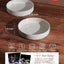 Set 6 Cuencos Pasta Blanco Mate Poco Profundos