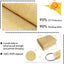 Toldo rectangular 16x16ft tela bloquea UV para patio jardín