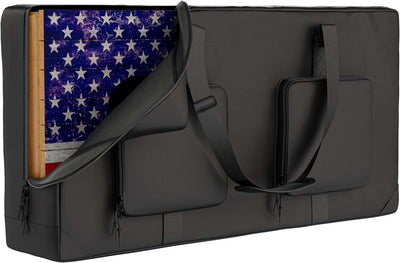 Funda transporte cornhole 4x2ft con espuma y bolsillos