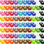 100 Vendajes Autoadhesivos 1" x5yd 20 Colores