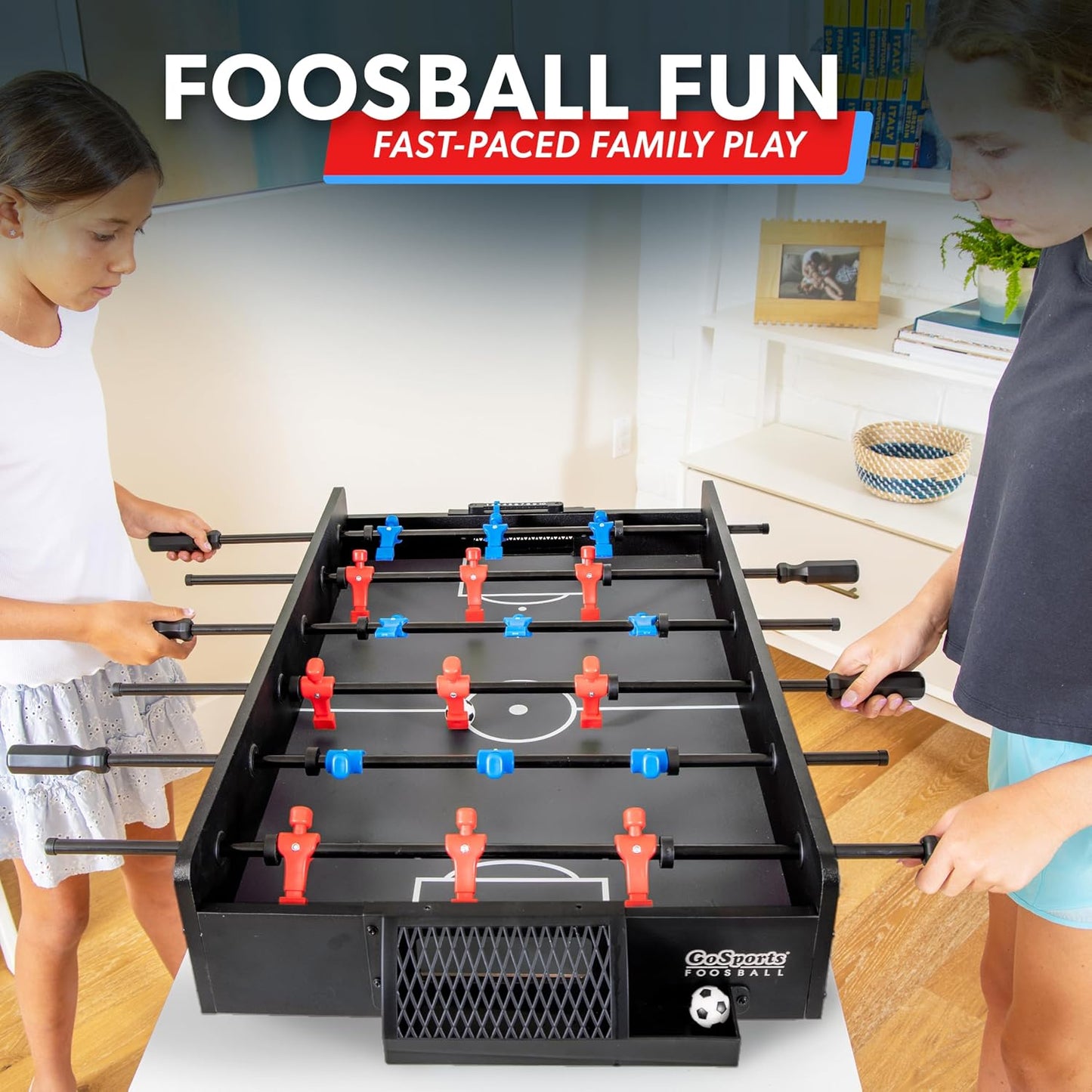 Set futbolín mesa 32pulg Roble o Negro
