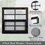 2 Ventanas Cobertizo 16x16" Vidrio Templado Malla Fibra