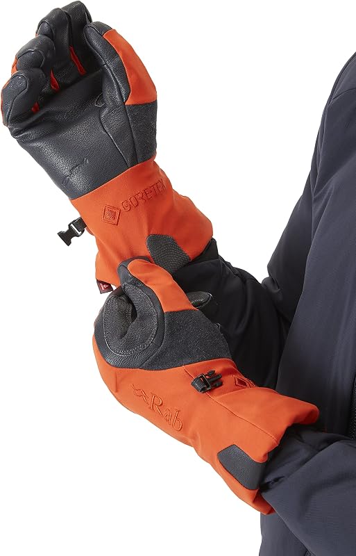 Guantes cuero Gore-tex impermeables para escalada en hielo
