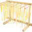 Escurridor madera plegable pasta fideos diseño compacto