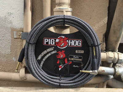 Cable ángulo recto 1/4 20ft para guitarra