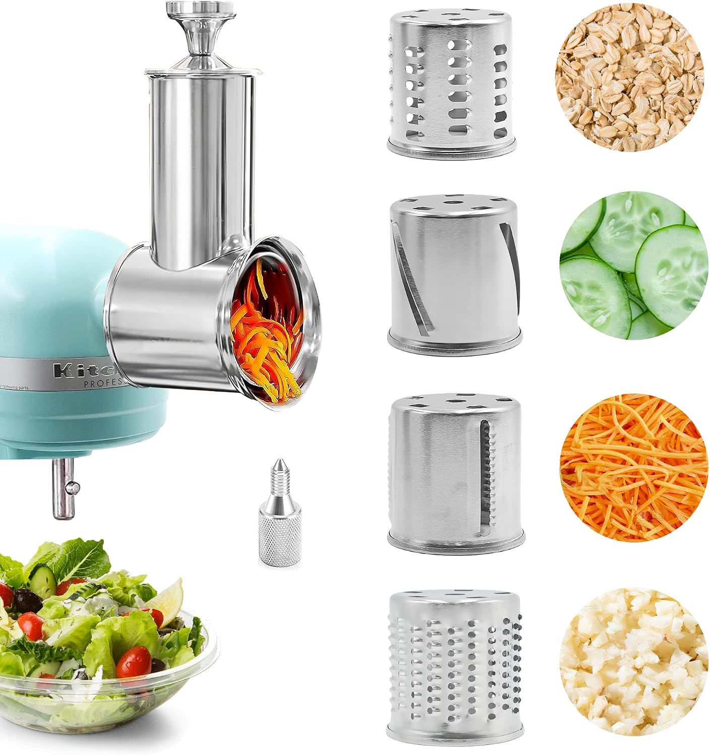 Trituradora acero inox KitchenAid con 4 cuchillas para