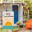 Bandera jardín 12x18pulg doble cara hello sunshine decoración patio