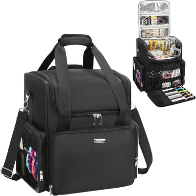 Bolsa viaje peluquero con divisores y correa