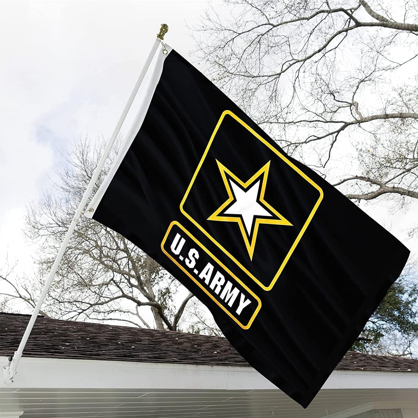 Bandera militar EE.UU. 3x5 poliéster 200D duradera