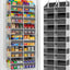 Organiz. puerta 6 niveles 12 compartimentos 80lb
