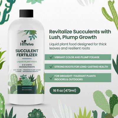 Fertilizante líquido suculentas 16oz para 32gal