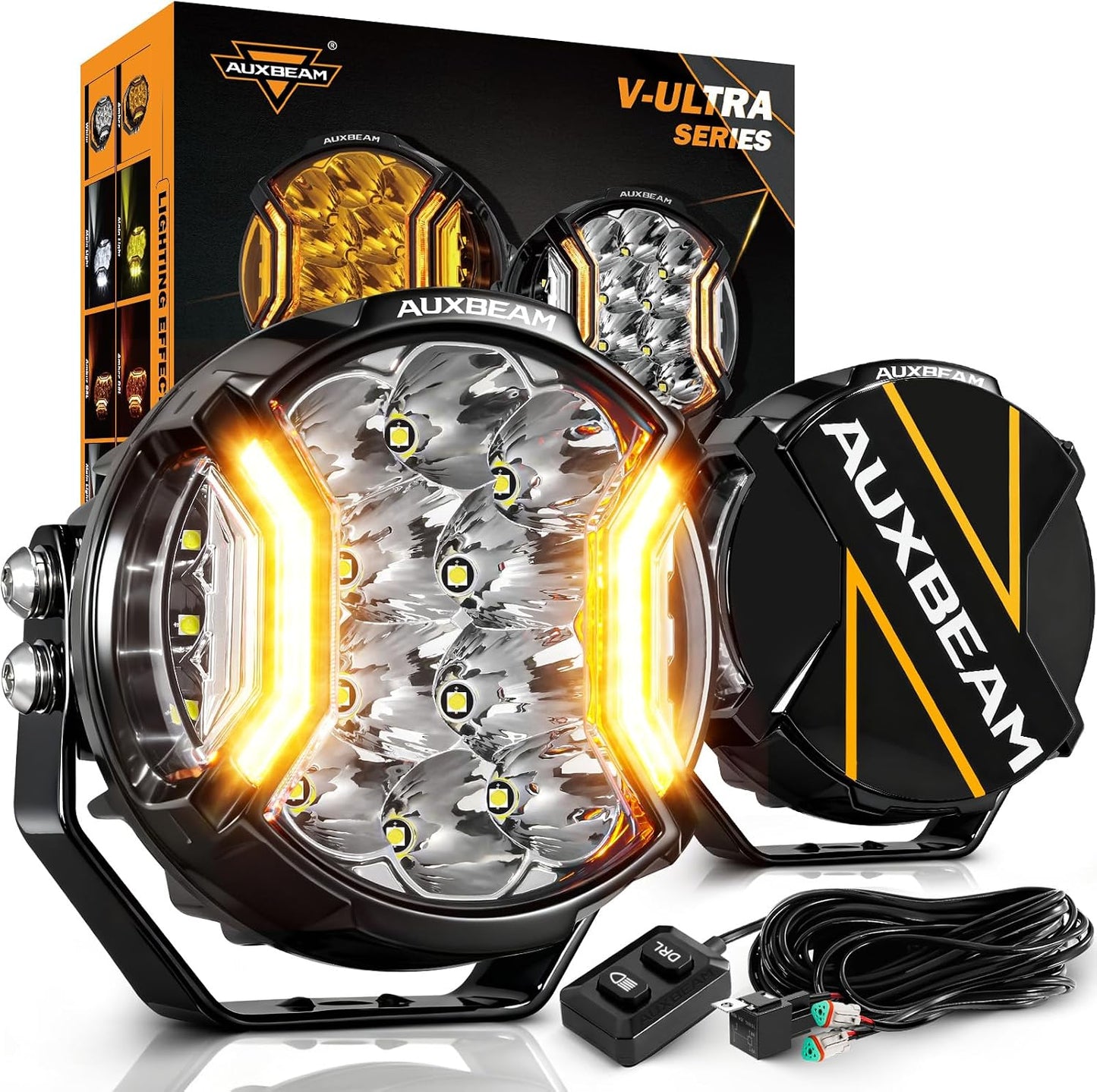 Barra luz lateral Serie V-Ultra 5pulg LED amarillo