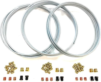 Línea freno acero 75pulg 3/16 pulg 0.028 pulg 3 pack SAE