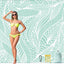 Manta playa impermeable 79x83pulg 4 personas