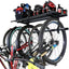 Estante vertical para 5 bicicletas garage resistente