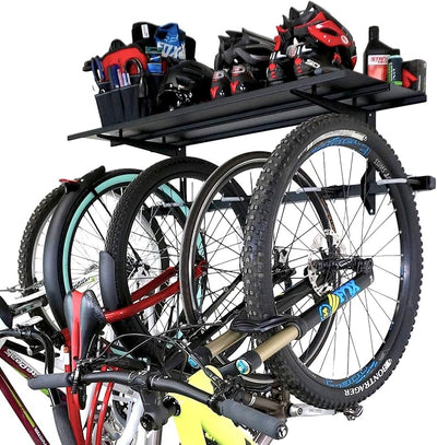 Estante vertical para 5 bicicletas garage resistente