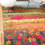 Alfombra área floral moderna 5x8ft multicolor