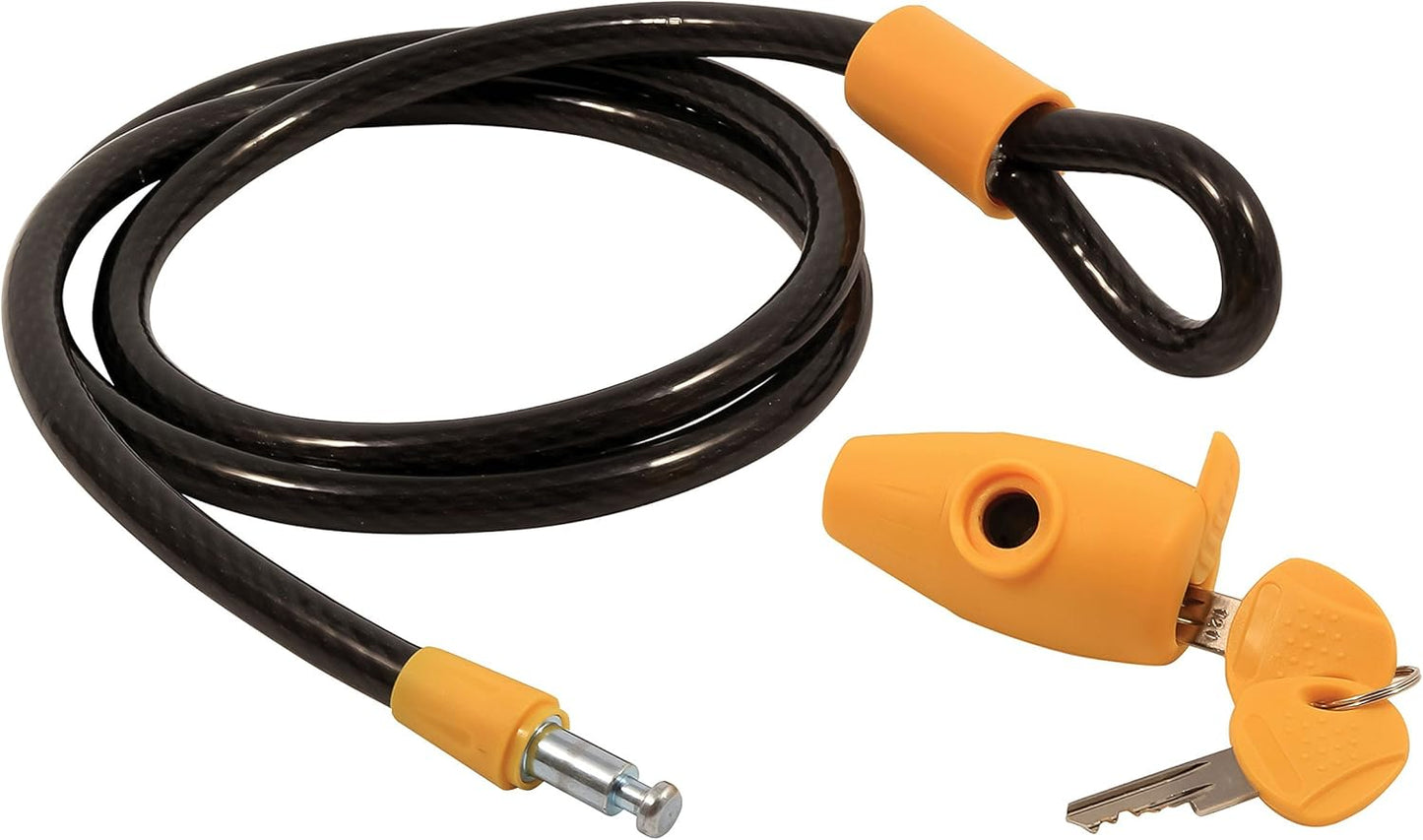 Cable agarre alimentación con cerradura negro