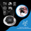 Protector drenaje acero inox colador baño ducha negro mate