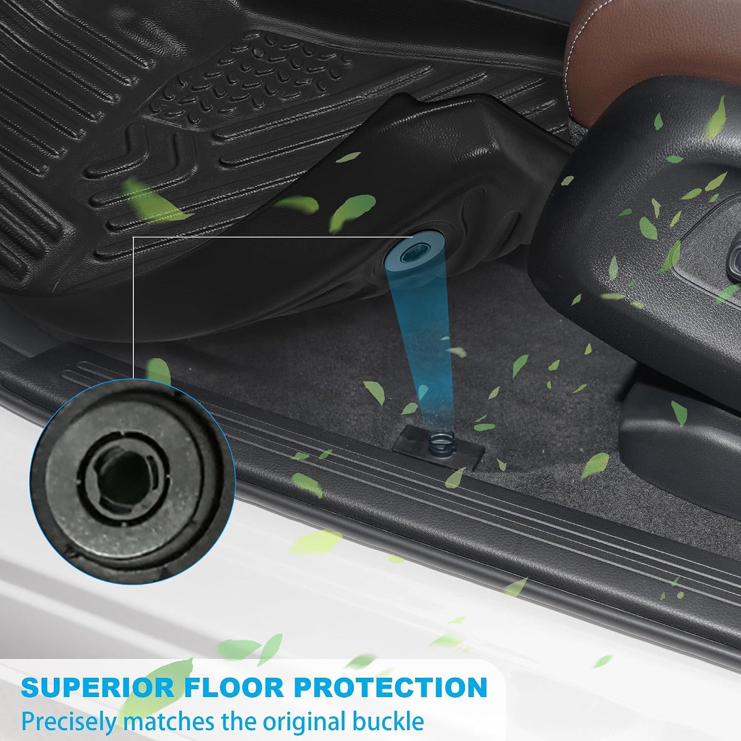 Alfombrillas TPE negro comp Subaru Outback 10-14