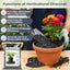 Carbón hortícola para plantas 1qt. Biochar suelo interior