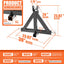 Enganche remolque 3 puntos 2" comp Kubota John Deere Cat