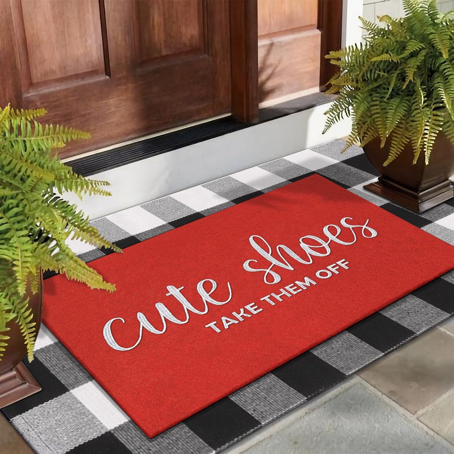 Tapete antiderrap entrada exterior perfil bajo