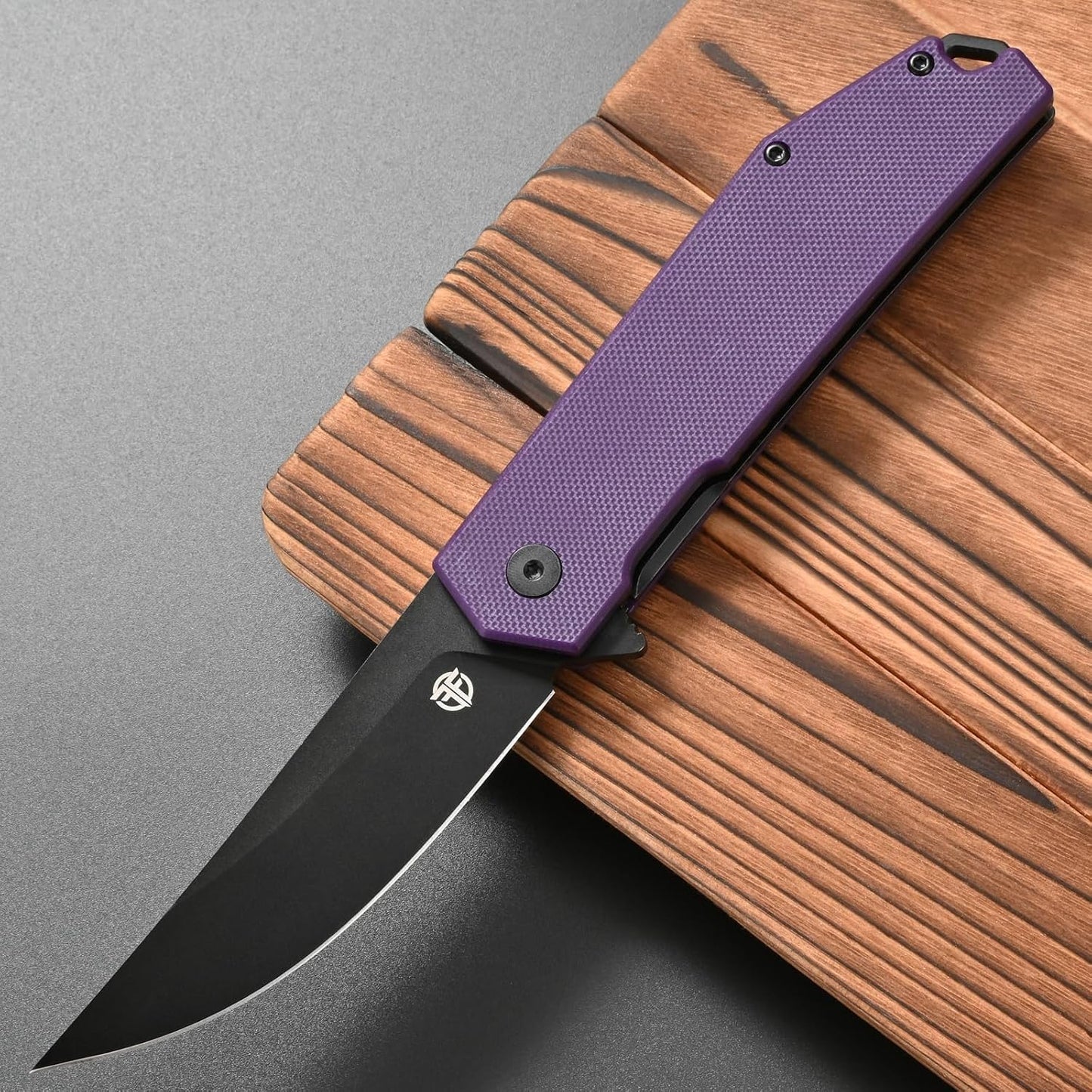 Cuchillo plegable acero Aus-8 G10 para EDC al aire libre