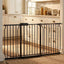 Puertas extra anchas para bebés y mascotas 71.6-76.4" metal