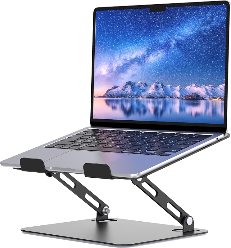 Soporte laptop ajustable ergonómico para pc 10-15.6pulg negro