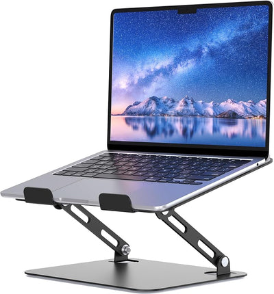Soporte laptop ajustable ergonómico para pc 10-15.6pulg negro