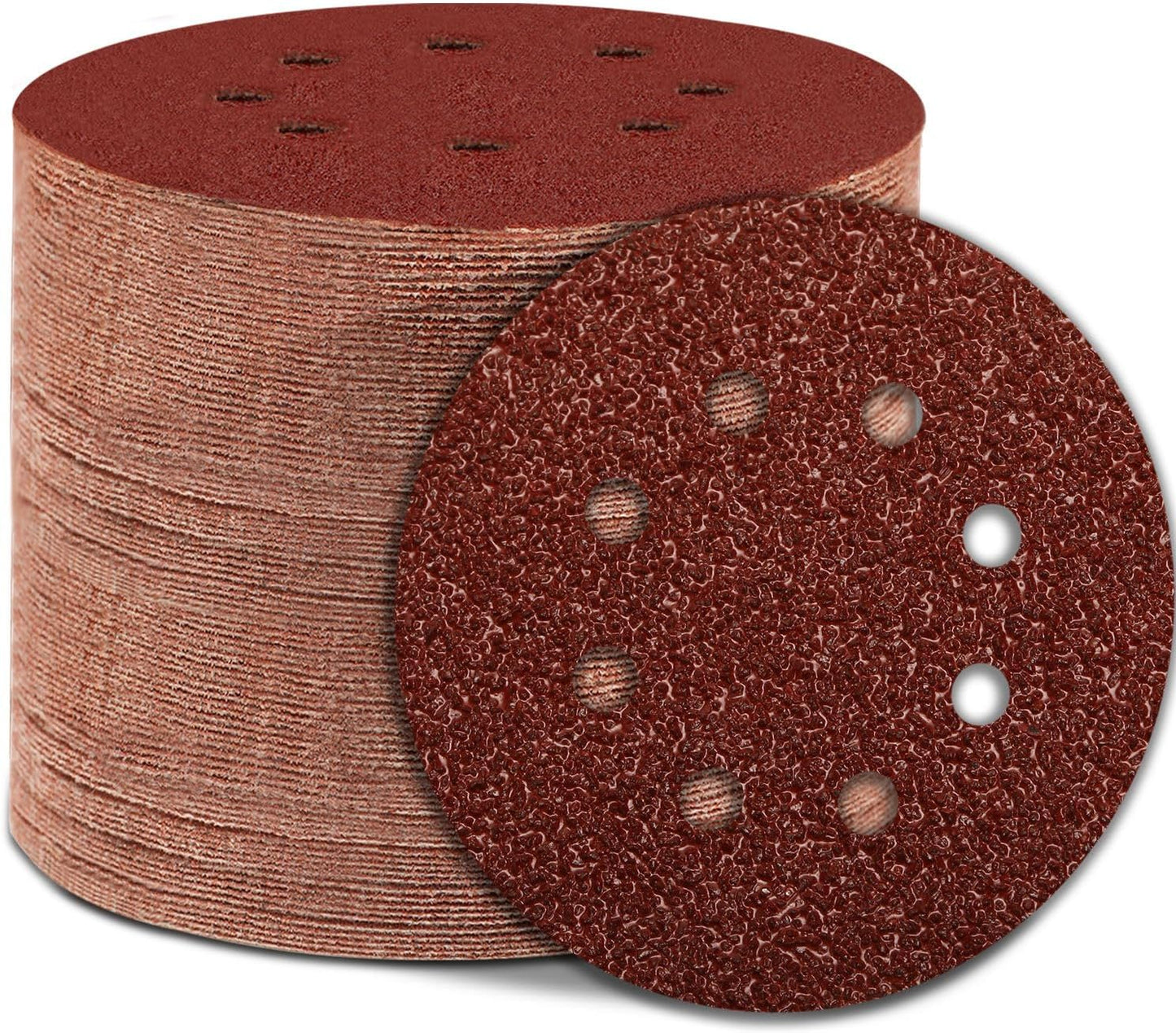 150 Discos Lija 5pulg Grano 60-600 para Lijadora Orbital