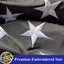 Banderas Blue Lives Matter 3x5" estrellas bordadas