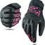 Guantes motocicleta mujer cuero pantalla táctil Rosa Pequeño