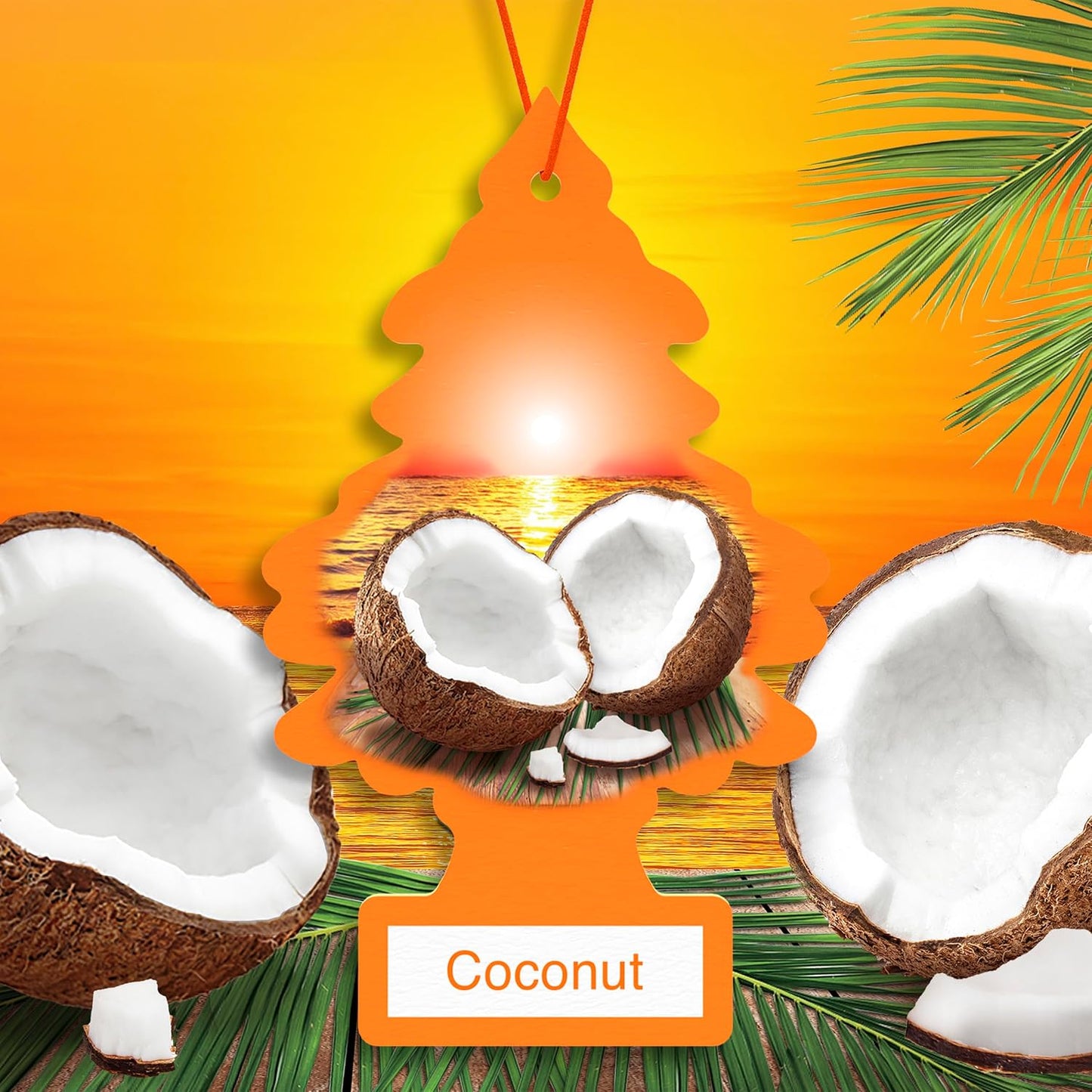 Ambientador colgante aroma coco 24uds
