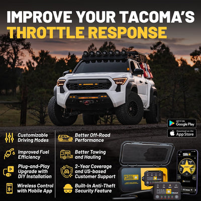 Controlador acelerador Toyota Tacoma 24-26 antirrobo