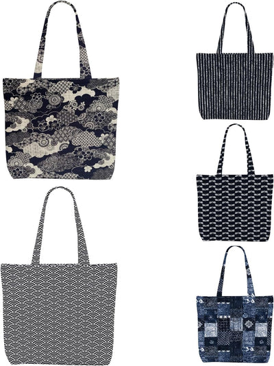 Bolsas lona estampado floral reutilizables regalo mujer niña