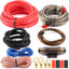 Kit cableado 8-800W 60A AGU 17pies cables RCA altavoces