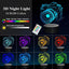 Lámpara nocturna 3D para fotógrafos hombre 16 colores RGB