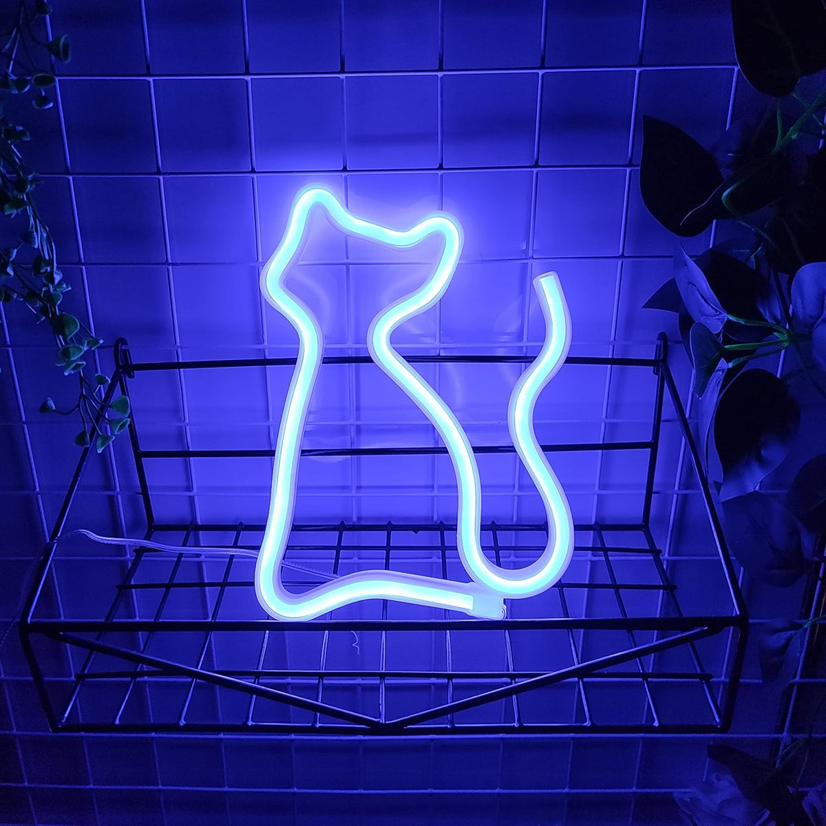 Letrero neón USB o 3 pilas AA decoración pared dormitorio niños