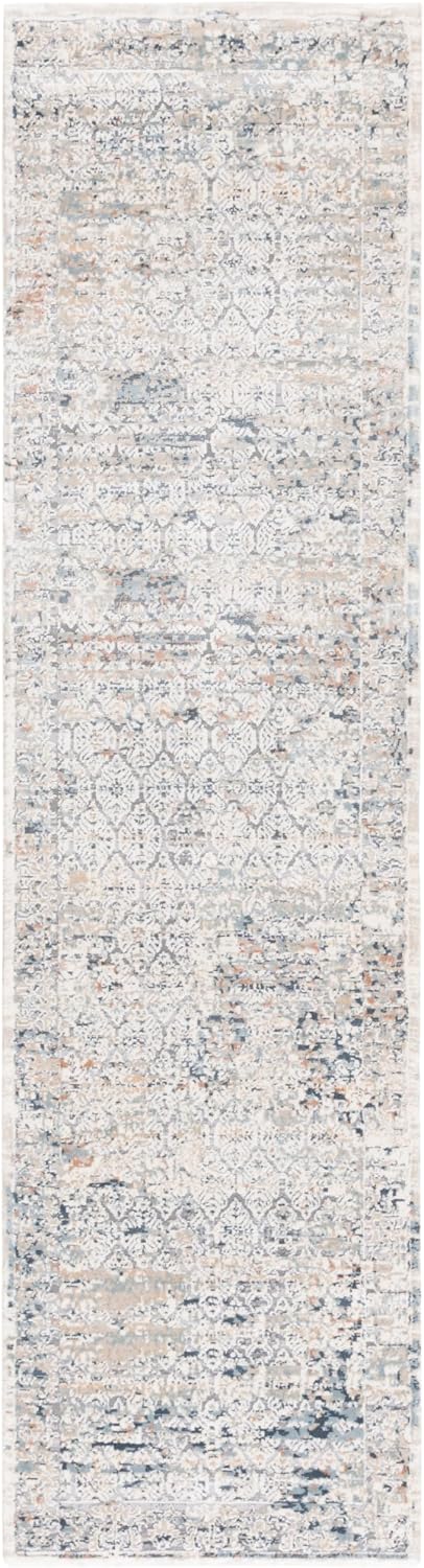 Alfombra pasillo 2'2"x8' crema beige no se desprende