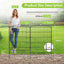 Valla jardín 12 paneles 26ft x 36pulg con puerta alambre
