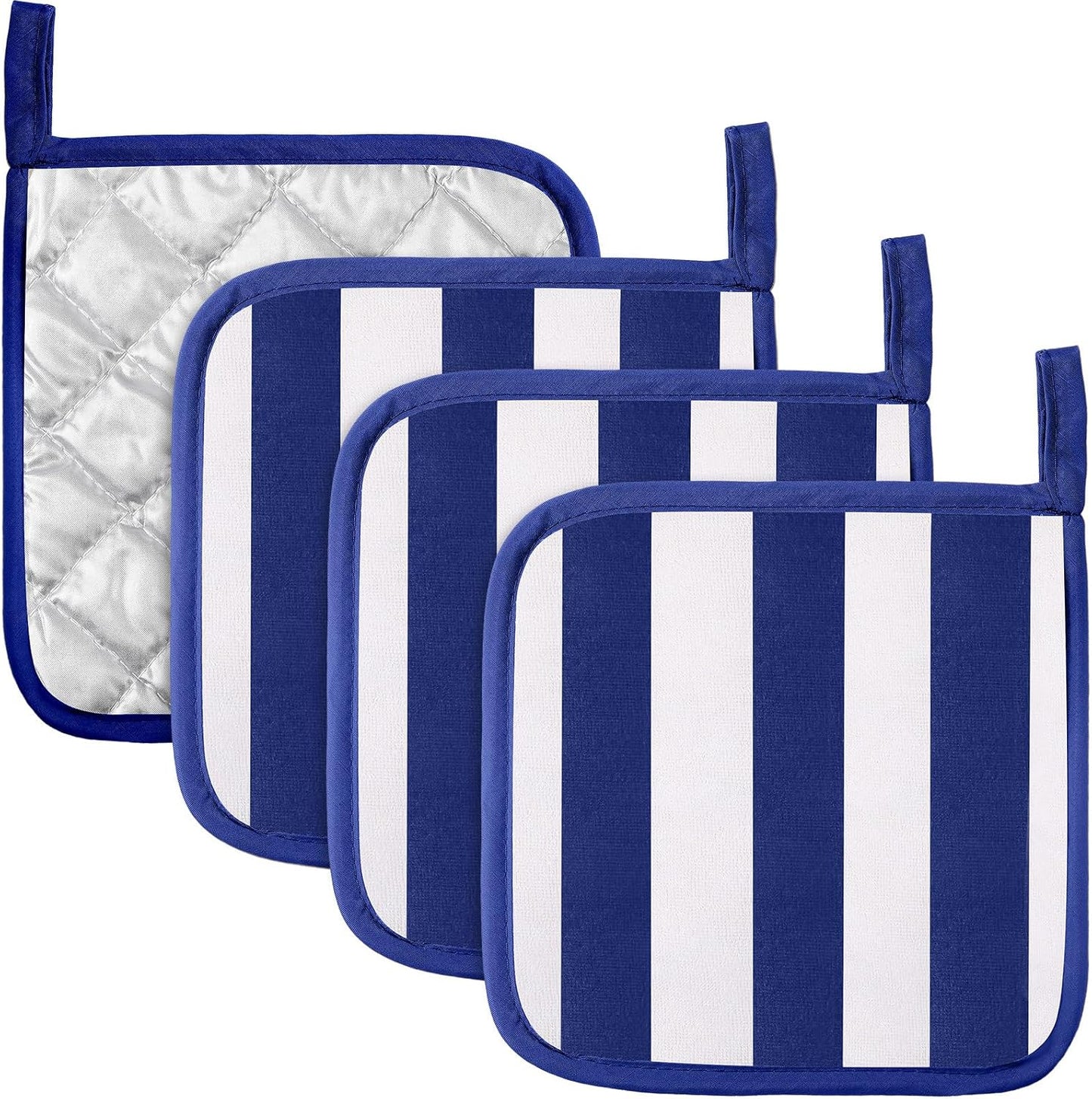 4 Soportes Ollas 8x8pulg Horno Almohadillas Calientes