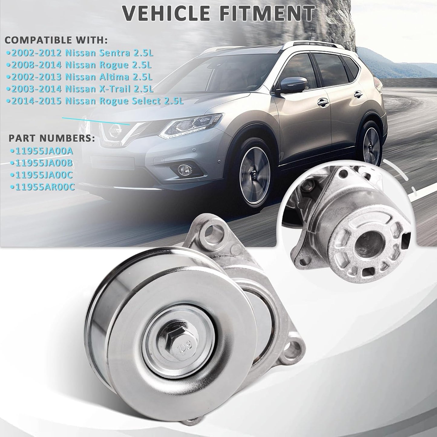 Ensamble tensor correa comp Nissan Altima 02-13