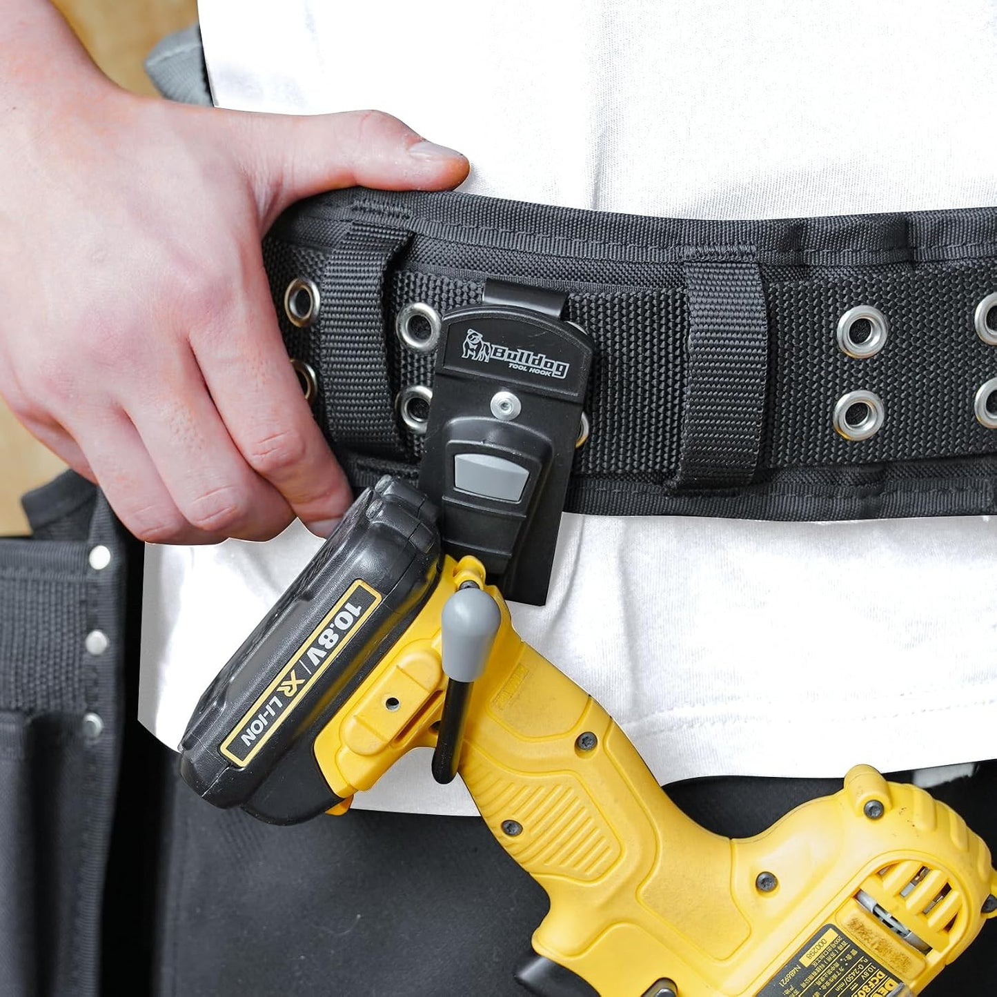 Funda herramientas eléctricas inalámbricas con clip metálico