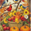 Bandera otoño doble cara 28x40pulg pájaros cardenales jardín